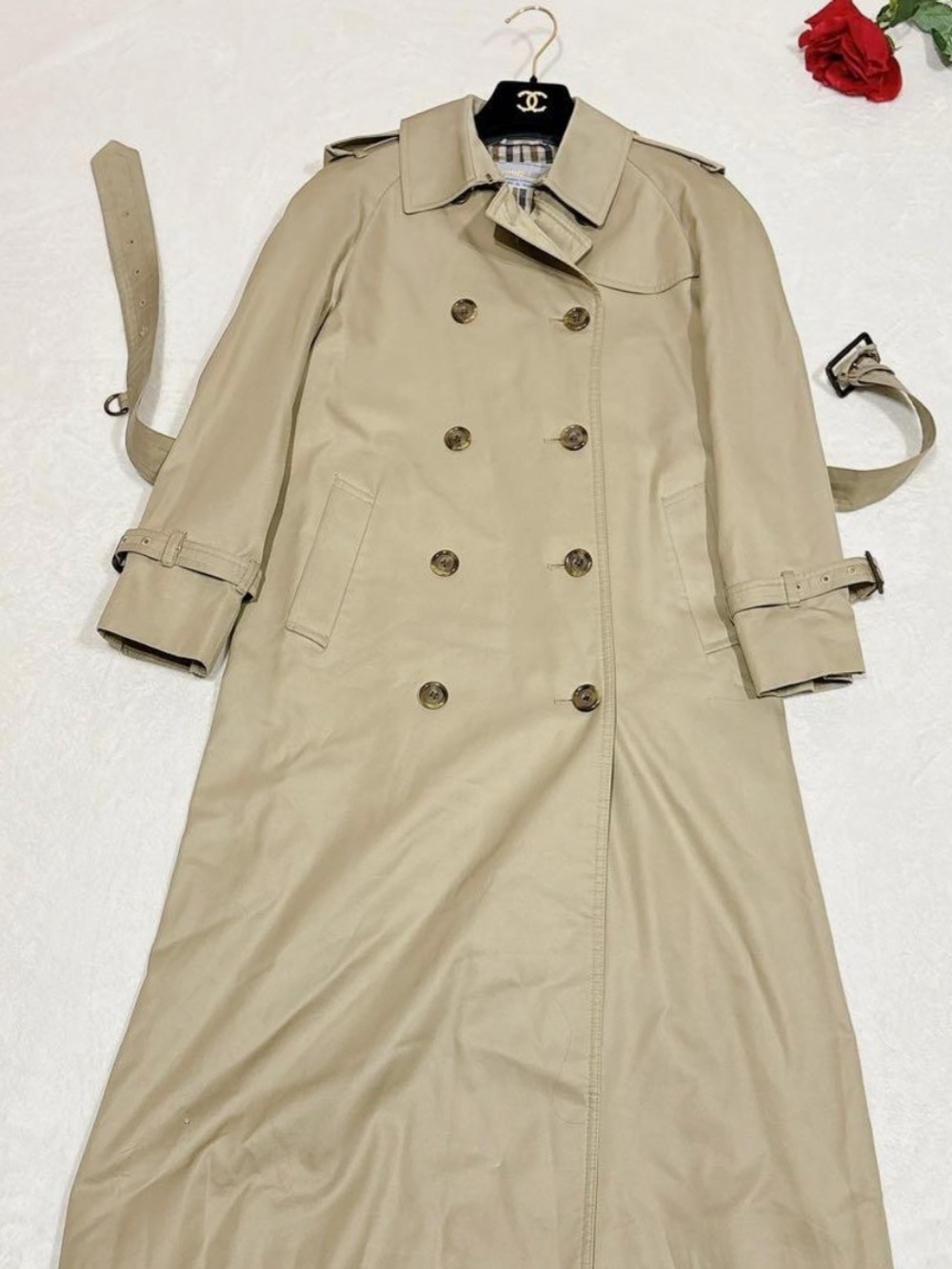 Aquascutum London Beige Trench Coat - Picture 4 of 7